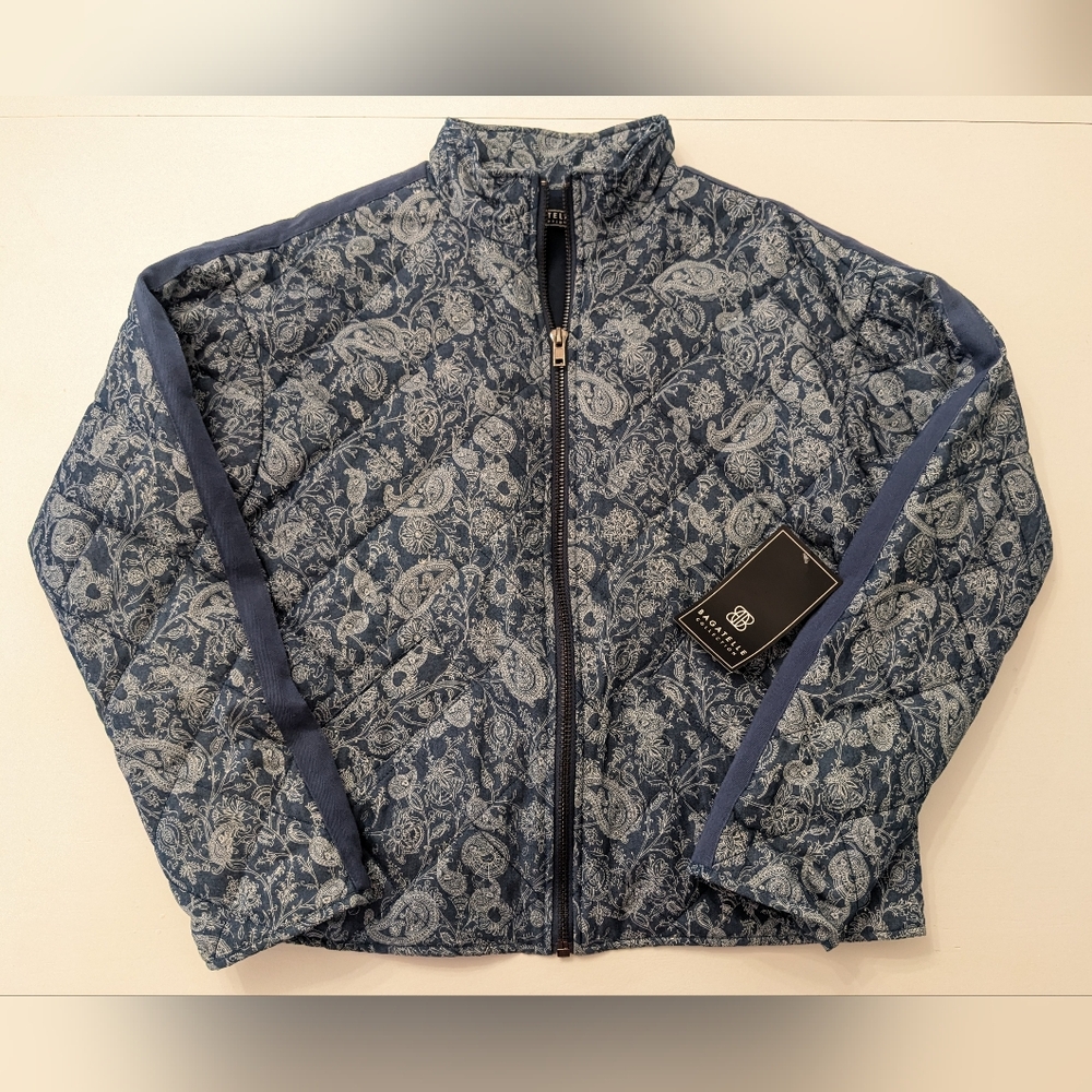 BAGATELLE NWT Paisley Print Quilted Jacket